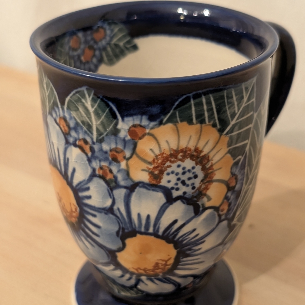 Unikat Polish Pottery Mug with Handle - Picture 3 of 4